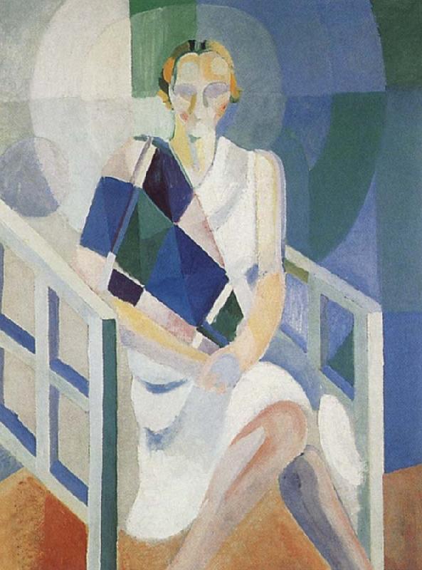 Delaunay, Robert Study of Mrs Ham-s Painting oil painting image